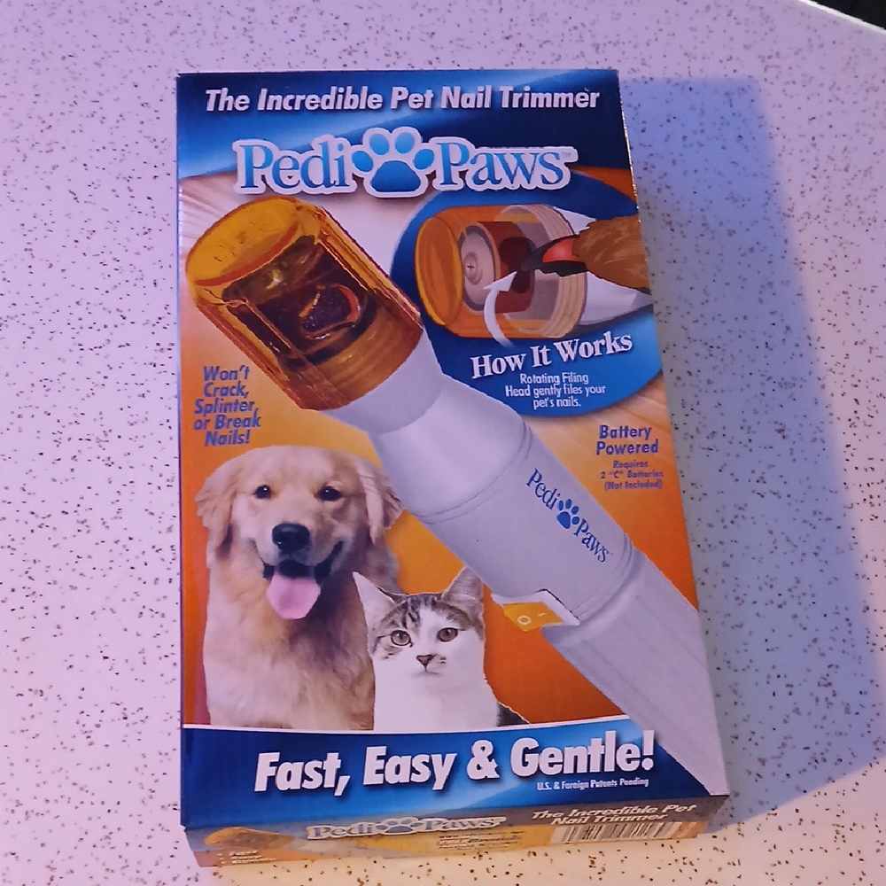 Pet Nail Trimmer - White and Orange